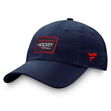Men's Fanatics Branded  Navy Columbus Blue Jackets Authentic Pro Prime Adjustable Hat