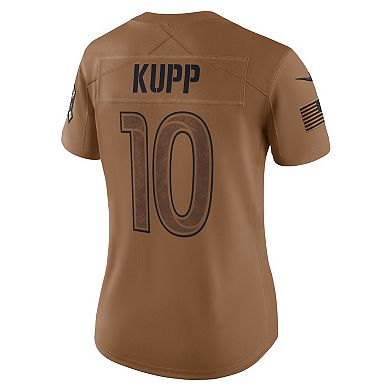 Women's Nike Cooper Kupp Brown Los Angeles Rams 2023 Salute To Service Limited Jersey