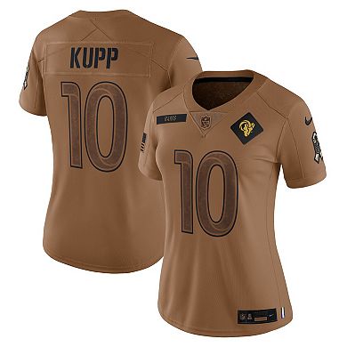 Women's Nike Cooper Kupp Brown Los Angeles Rams 2023 Salute To Service Limited Jersey