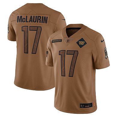 Men's Nike Terry McLaurin Brown Washington Commanders 2023 Salute To Service Limited Jersey