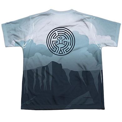 Westworld Landscape Short Sleeve Youth Poly Crew T-shirt