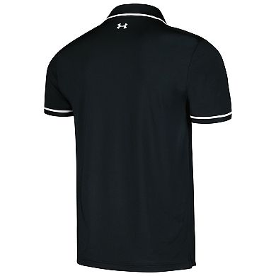 Men's Under Armour Black Northwestern Wildcats T2 Tipped Performance Polo