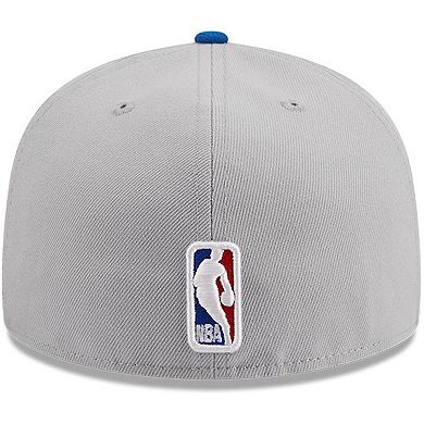 Men's New Era Gray/Blue Orlando Magic Tip-Off Two-Tone 59FIFTY Fitted Hat