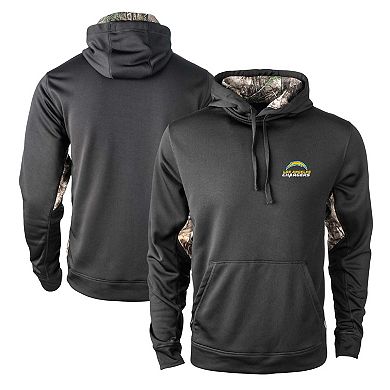 Men's Dunbrooke Black/Realtree Camo Los Angeles Chargers Ranger Pullover Hoodie