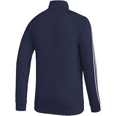 Men's adidas  Navy Columbus Blue Jackets Raglan Full-Zip Track Jacket