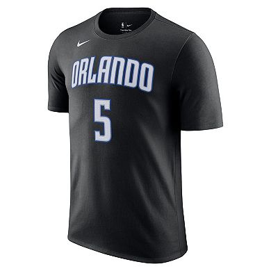 Men's Nike Paolo Banchero Black Orlando Magic Icon 2022/23 Name & Number T-Shirt