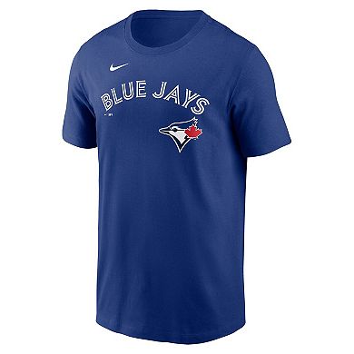 Men's Nike Jordan Romano Royal Toronto Blue Jays Player Name & Number T-Shirt