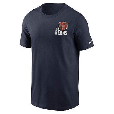 Men's Nike Navy Chicago Bears Blitz Essential T-Shirt