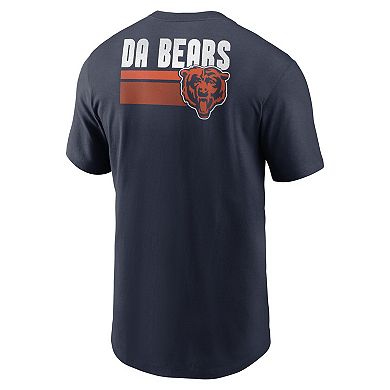 Men's Nike Navy Chicago Bears Blitz Essential T-Shirt