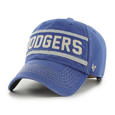 Men's '47 Royal Los Angeles Dodgers Hard Count Clean Up Adjustable Hat