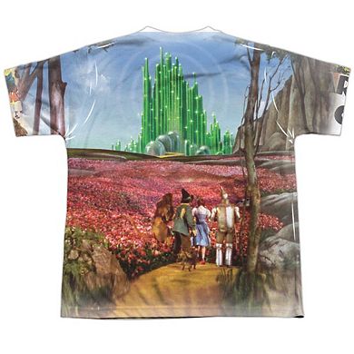 Wizard Of Oz On The Road Short Sleeve Youth Poly Crew T-shirt