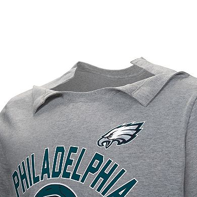 Men's  Gray Philadelphia Eagles Tackle Adaptive T-Shirt