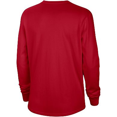 Women's Nike Red Georgia Bulldogs Vintage Long Sleeve T-Shirt