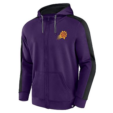 Men's Fanatics Branded Purple Phoenix Suns Rainbow Shot Full-Zip Hoodie