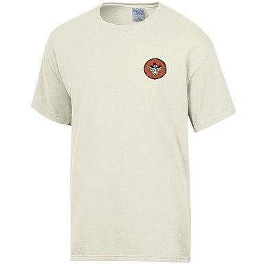 Men's Comfort Wash Cream Texas Longhorns Camping Trip T-Shirt