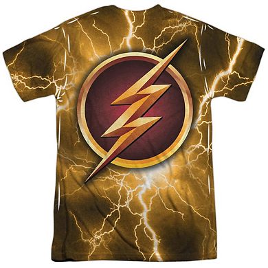 The Flash Bolt Short Sleeve Adult Poly Crew T-shirt