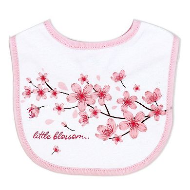 Baby Girls Cherry Blossoms Layette, 5 Piece Set