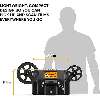 REELS Portable Film Scanner, Slide Viewer, Digital Photo Scanner & Digitizer