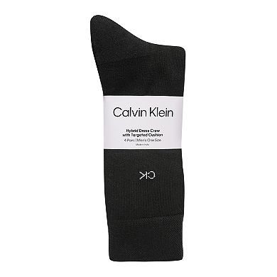 Men's Calvin Klein Hybrid Cushion Dress Sock 4-Pack