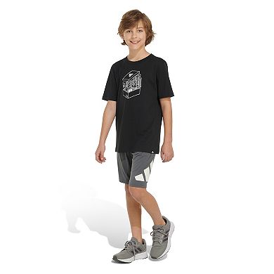 Boys 8-20 adidas Shoebox World Logo Graphic T-Shirt