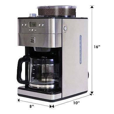 Kenmore Elite Grind & Brew 12-cup Coffee Maker with Burr Grinder