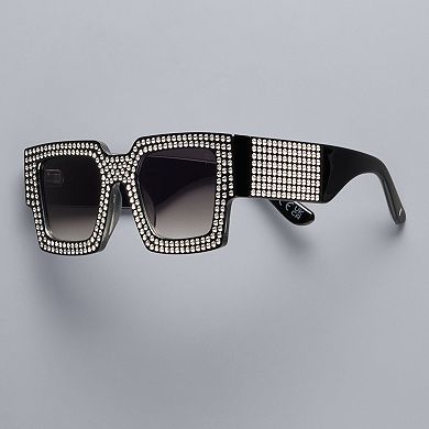 Women's Simply Vera Vera Wang Moriah Rectangle Sunglasses