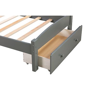 Merax Platform Bed with Storage Drawer