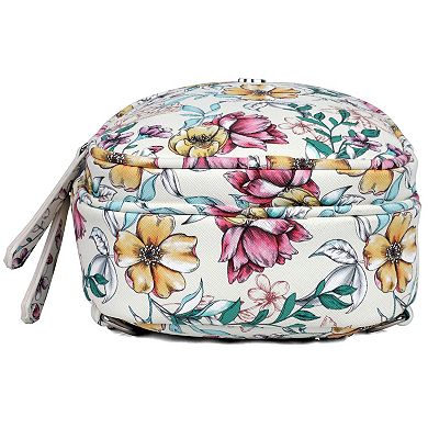 Julia Buxton Floral Printed Vegan Leather Sling Bag