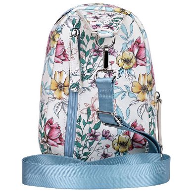 Julia Buxton Floral Printed Vegan Leather Sling Bag