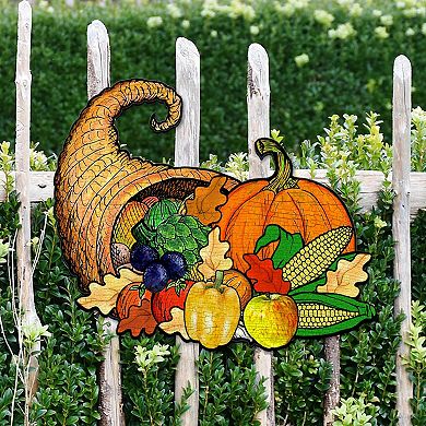 Thanksgiving Halloween Door Decor by G. DeBrekht - Thanksgiving Halloween Decor