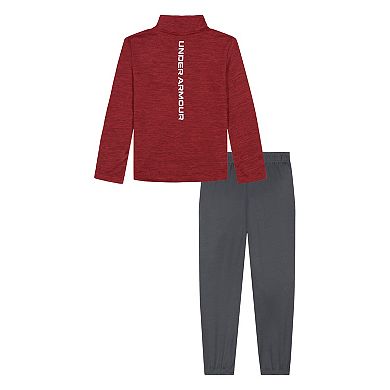 Boys 4-7 Under Armour Tech 1/4 Zipper Pullover & Joggers Set