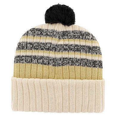 Men's '47  Natural New Orleans Saints  Tavern Cuffed Knit Hat with Pom