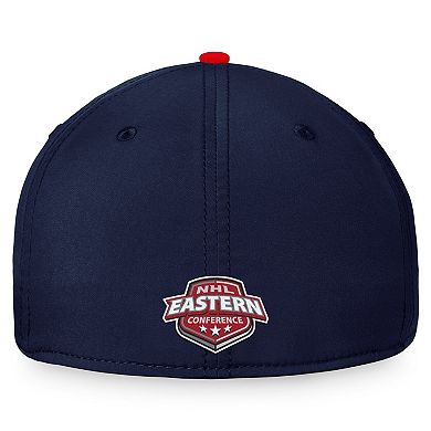 Men's Fanatics Branded Navy/Red Washington Capitals Fundamental 2-Tone Flex Hat