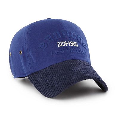 Men's '47 Royal Denver Broncos Ridgeway Clean Up Adjustable Hat