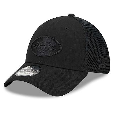 Men's New Era Black  New York Jets  Main Neo 39THIRTY Flex Hat