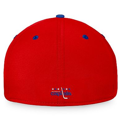 Men's Fanatics Branded Red/Blue Washington Capitals Heritage Vintage Flex Hat