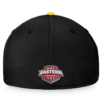 Men's Fanatics Branded Black/Gold Pittsburgh Penguins Fundamental 2-Tone Flex Hat