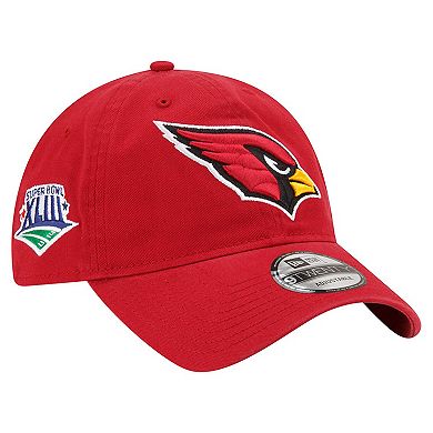 Men's New Era  Cardinal Arizona Cardinals Distinct 9TWENTY Adjustable Hat