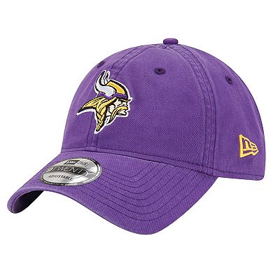 Men's New Era  Purple Minnesota Vikings Distinct 9TWENTY Adjustable Hat