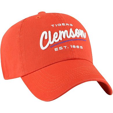 Women's '47 Orange Clemson Tigers Sidney Clean Up Adjustable Hat