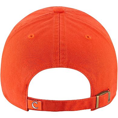 Women's '47 Orange Clemson Tigers Sidney Clean Up Adjustable Hat