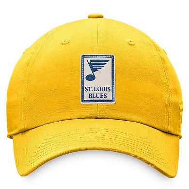 Women's Fanatics Branded Gold St. Louis Blues Heritage Vintage Adjustable Hat