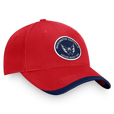 Men's Fanatics Branded Red Washington Capitals Fundamental Adjustable Hat