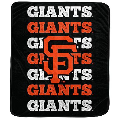 Pegasus San Francisco Giants 60'' x 70'' Logo Wordmark Plush Blanket