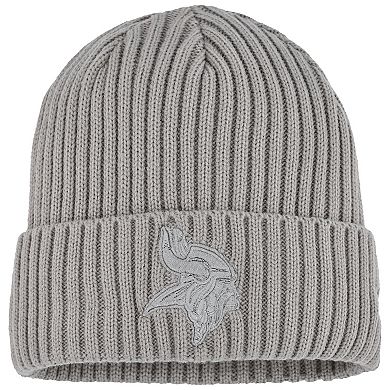 Youth New Era  Gray Minnesota Vikings Color Pack Cuffed Knit Hat