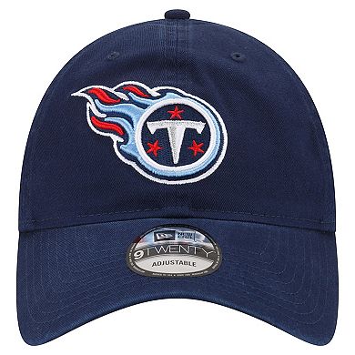 Men's New Era  Navy Tennessee Titans Distinct 9TWENTY Adjustable Hat