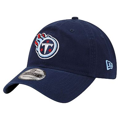 Men's New Era  Navy Tennessee Titans Distinct 9TWENTY Adjustable Hat