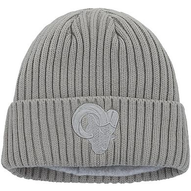 Youth New Era  Gray Los Angeles Rams Color Pack Cuffed Knit Hat