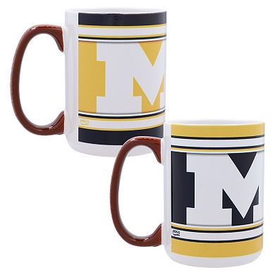 Michigan Wolverines 15oz. Home & Away 2-Pack Mug Set