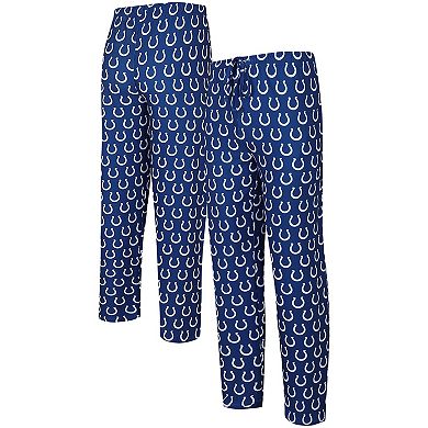 Men's Concepts Sport  Royal Indianapolis Colts Gauge Allover Print Knit Pants